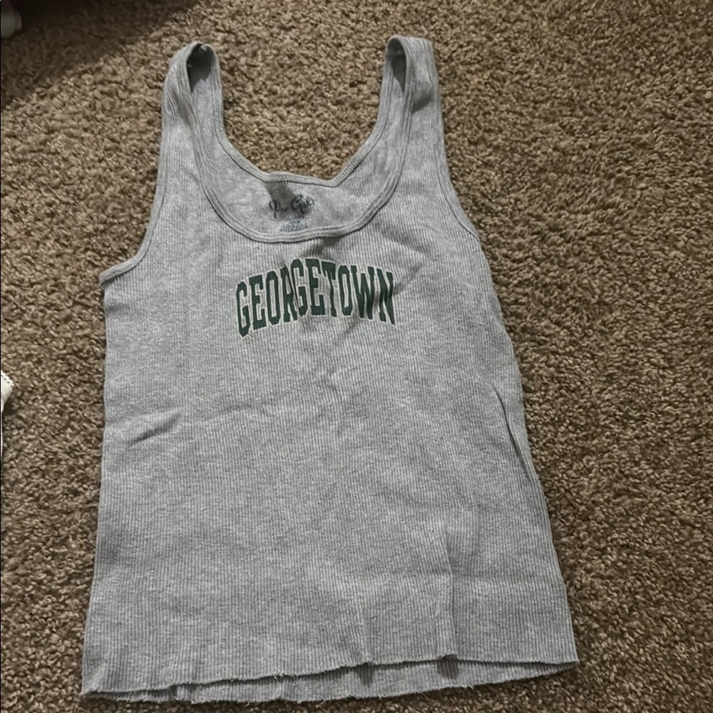 Brandy Melville Gray Georgetown Tank Top
